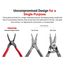 7" 90-Degree Internal and External Retaining Ring Pliers Set, 2 Pieces (0.070" Tips)