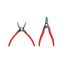 5" Internal and External Retaining Ring Pliers Set, 2 Pieces (0.037" Tips)