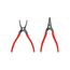 9" Internal and External Retaining Ring Pliers Set, 2 Pieces (0.090" Tips)