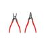 9" 90-Degree Internal and External Retaining Ring Pliers Set, 2 Pieces (0.090" Tips)