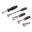 1/4" Drive Comfort Grip Ratchet and Spinner Handle Set (5-Piece)