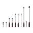 3/8" Drive Quick-Release Comfort Grip Ratchet, L-Handle, and Breaker Bar Set (10-Piece)