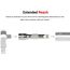 1/4" Drive Extension Set, 3-Piece (3/4, 3, 6")