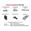 1/4" Drive Extension and Accessory Set with Rail (9 Pieces)