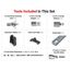 1/2" Drive Extension and Accessory Set with Rail (9 Pieces)