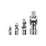 1/4, 3/8, 1/2, 3/4" Drive Universal Joint Set (4-Piece)