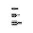 1/4, 3/8, 1/2" Drive Magnetic Hex Bit Holder Socket Set (3-Piece)