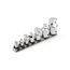 1/4", 3/8", 1/2", & 3/4" Drive Adapter/Reducer Set with Rail (7 Pieces)
