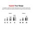 1/4", 3/8", 1/2", & 3/4" Drive Adapter/Reducer Set with Rail (7 Pieces)