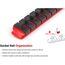 1/4 in Drive Hex Bit Socket Set with Rail, 11-Piece (2-8mm)