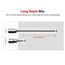 1/4" Drive Long Hex Bit Socket Set with Rail, 11 Pieces (2 - 8 mm)