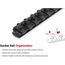 3/8 in Drive Hex Bit Socket Set with Rail, 8-Piece (1/8-3/8 in)