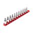 3/8" Drive Hex Bit Socket Set with Rail, 11-Piece (3-10mm)