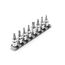 3/8" Drive Phillips/Slotted Bit Socket Set with Rail, 8-Piece (#1-#4, 3/16-3/8")