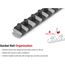 3/8" Drive Phillips/Slotted Bit Socket Set with Rail, 8-Piece (#1-#4, 3/16-3/8")
