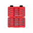 3/8" Drive Long Hex Bit Socket Set, 19-Piece (1/8-3/8", 3-10mm)