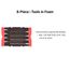 3/8" Drive Long Hex Bit Socket Set w/ Mini Stacking Tool Box, 8-Piece (1/8"- 3/8")