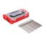 3/8" Drive Long Hex Bit Socket Set w/ Mini Stacking Tool Box, 11-Piece (3 - 10mm)