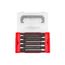 3/8" Drive Long Triple Square Bit Socket Set w/ Mini Stacking Tool Box, 8-Piece (M4 - M12)