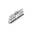 1/2" Drive Phillips/Slotted Bit Socket Set with Rail, 8-Piece (#2-#4, 1/4-5/8")