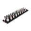 1/2" Drive Hex Bit Socket Set with Rails and Tray, 23-Piece (1/4-3/4", 6-19 mm)