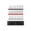 1/2" Drive Hex/Torx Bit Socket Set with Rails and Tray, 32-Piece (1/4-3/4", 6-19 mm, T30-T80)