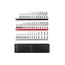 1/4", 3/8", 1/2" Drive Hex and Torx Bit Socket Set w/ Rails, 57-Piece (5/64"- 3/4", 2 - 19mm, T6 - T80)