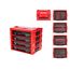 1/4", 3/8", 1/2" Drive Bit Socket Set in Modular Stacking Tool Box (213-Piece)