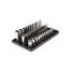 1/4" Drive Shallow, Semi-Deep, and Deep 6-Point Socket Set w/ Rails and Trays, 33-Piece (5/32"- 9/16")