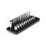 1/4" Drive 6-Point Socket Set with Rails, 22-Piece (5/32-9/16")