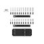 1/4" Drive 6-Point Socket Set with Rails, 22-Piece (5/32-9/16")