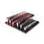 1/4" Drive Shallow, Semi-Deep, and Deep 6-Point Socket Set w/ Rails and Trays, 75-Piece (5/32"- 9/16", 4 - 15mm)
