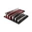 1/4" Drive Shallow, Semi-Deep, and Deep 12-Point Socket Set w/ Rails and Trays, 75-Piece (5/32"- 9/16", 4 - 15mm)