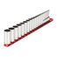 3/8" Drive Deep 12-Point Socket Set with Rail, 19-Piece (6-24mm)