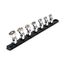 3/8" Drive Universal Joint Socket Set with Rail, 7-Piece (3/8-3/4")