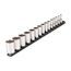 3/8" Drive Semi-Deep 6-Point Socket Set w/ Rail, 15-Piece (1/4"- 1")