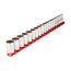 3/8" Drive Semi-Deep 12-Point Socket Set w/ Rail, 19-Piece (6 - 24mm)
