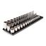 3/8" Drive Shallow, Semi-Deep, and Deep 6-Point Socket Set w/ Rails and Trays, 45-Piece (1/4"- 1")