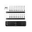 3/8" Drive 6-Point Socket Set with Rails, 18-Piece (5/16-3/4")