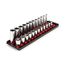 3/8" Drive 6-Point Socket Set with Rails, 24-Piece (8-19mm)