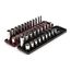 3/8" Drive 6-Point Socket Set with Rails, 42-Piece (5/16-3/4", 8-19mm)