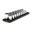1/2" Drive 6-Point Socket Set with Rails, 16-Piece (3/8-1-5/16")