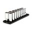 1/2" Drive Deep 6-Point Socket Set with Rails, 16-Piece (3/8-1-5/16")