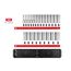 1/2" Drive Deep 12-Point Socket Set with Rails, 23-Piece (10-32mm)