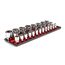 1/2" Drive 6-Point Socket Set with Rails, 29-Piece (10-38mm)