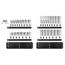 1/2" Drive 12-Point Socket Set with Rails, 32-Piece (3/8-1-5/16")