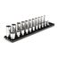 1/2" Drive 6-Point Socket Set with Rails, 22-Piece (3/8-1")