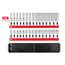 1/2" Drive 12-Point Socket Set with Rails, 30-Piece (10-24mm)