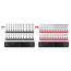 1/2" Drive 12-Point Socket Set with Rails, 52-Piece (3/8-1", 10-24mm)