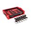 1/2" Drive Shallow and Deep 6-Point Socket Set w/ Open Top Drawer and Rack, 12-Piece (33 - 38mm)